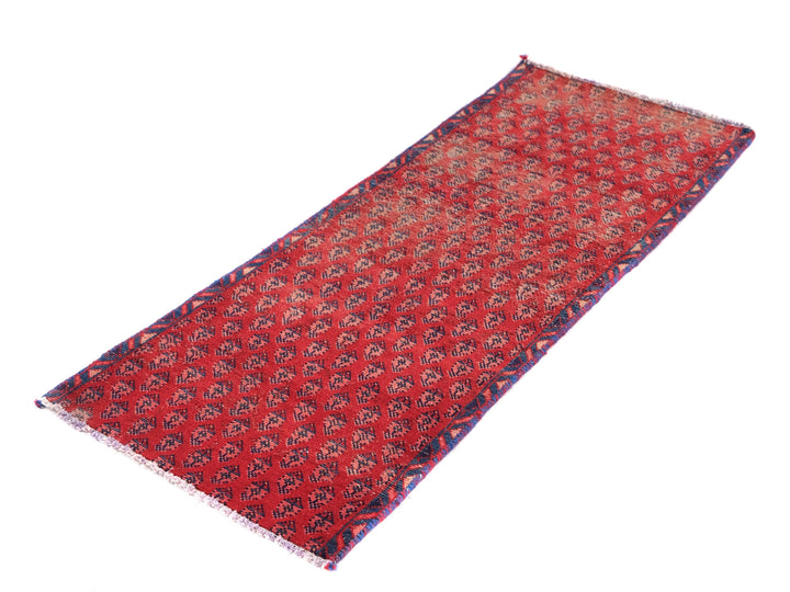 2x5 Vintage Rug, Small Handmade Scatter Rug, Entry Rug, Living Room Rug, Hallway Rug,  SHR2006