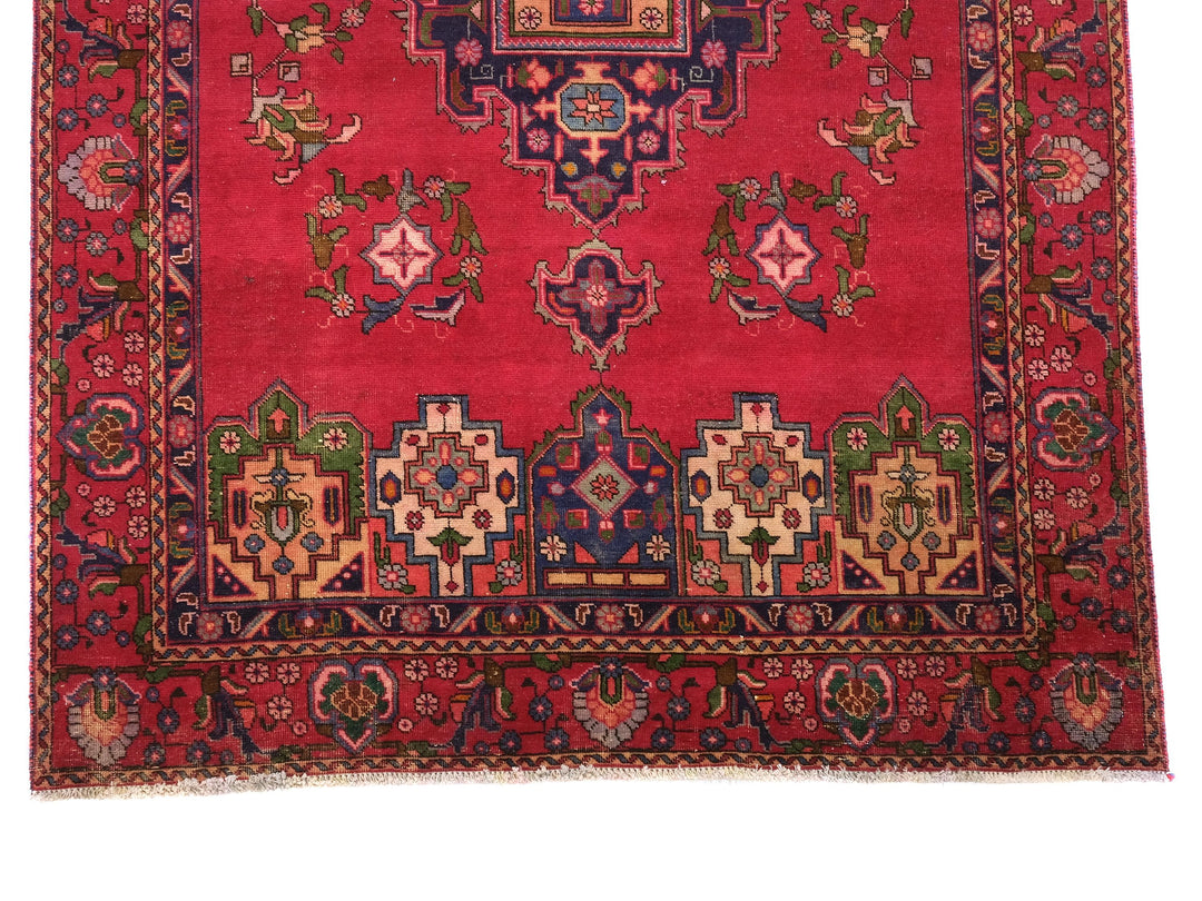 6x9 Hand-Knotted Area Rug | Vintage Oriental Rug | Handmade Wool Rug for Living Room | Bedroom Rug | Office Rug, SHR1731