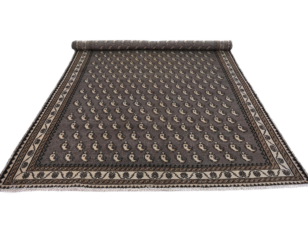 6x9 Hand-Knotted Area Rug |Vintage Oriental Rug | Handmade Wool Rug for Living Room | Bedroom Rug | Office Rug, SHR1734