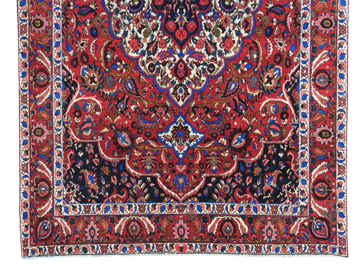 8x12 Vintage Oriental Rug | Handmade Area Rug | Hand-Knotted Wool Rug for Living Room | Bedroom Rug | Office Rug, SHR1745