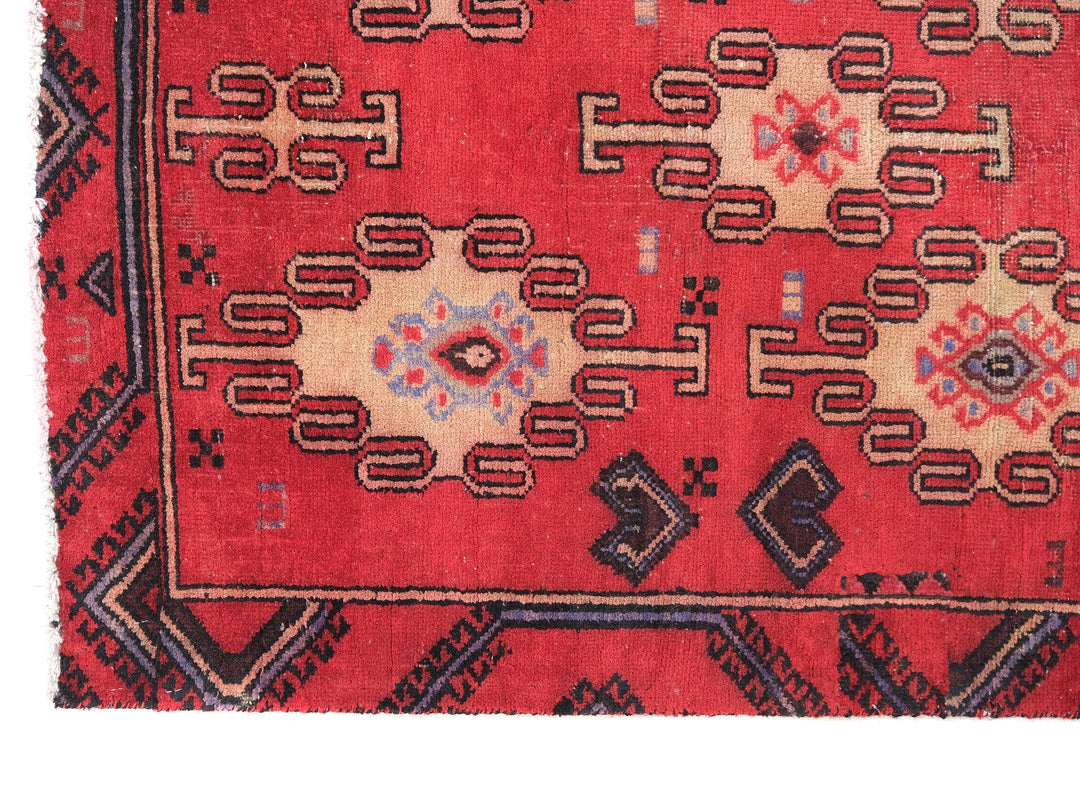 3x6 Vintage Rug, Handmade Rug, Bedroom Rug, Scatter Rug, Small Rug, Entry Rug, SHR2049