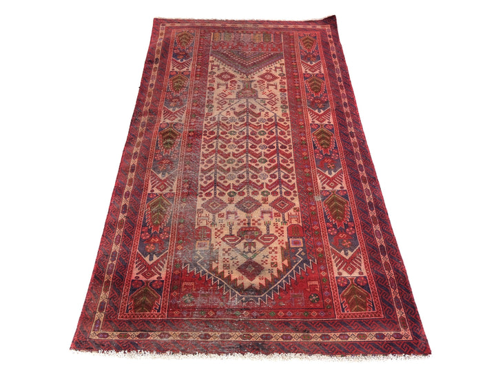 3x6 Vintage Rug, Handmade Rug, Bedroom Rug, Scatter Rug, Small Rug, Entry Rug, SHR2050