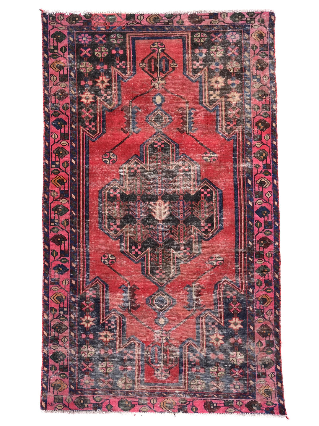 4x7 Vintage Rug, Handmade Rug, Bedroom Rug, Scatter Rug, Small Rug, Entry Rug, SHR2067