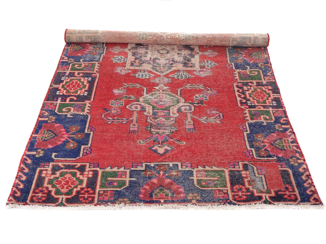 4x6 Vintage Rug, Pakistani Rug, Handmade Rug, Bedroom Rug, Scatter Rug, Small Rug, Entry Rug, SHR2071