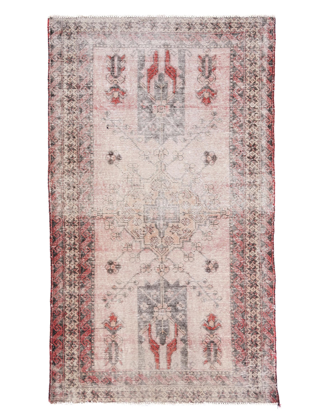 4x6 Vintage Rug, Handmade Rug, Bedroom Rug, Scatter Rug, Small Rug, Entry Rug, SHR2093