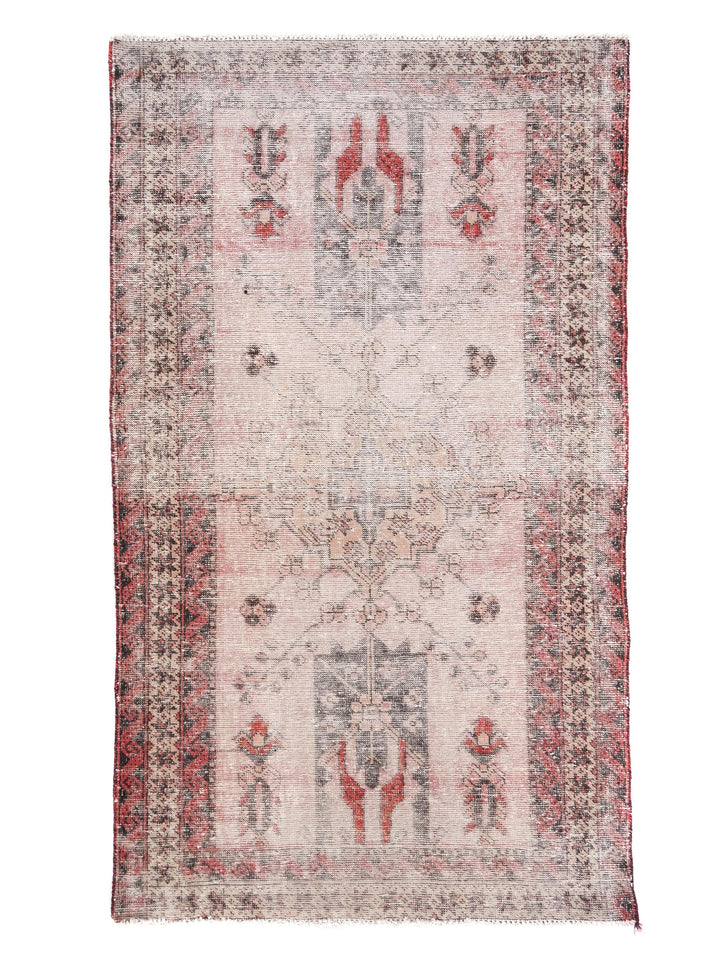 4x6 Vintage Rug, Handmade Rug, Bedroom Rug, Scatter Rug, Small Rug, Entry Rug, SHR2093