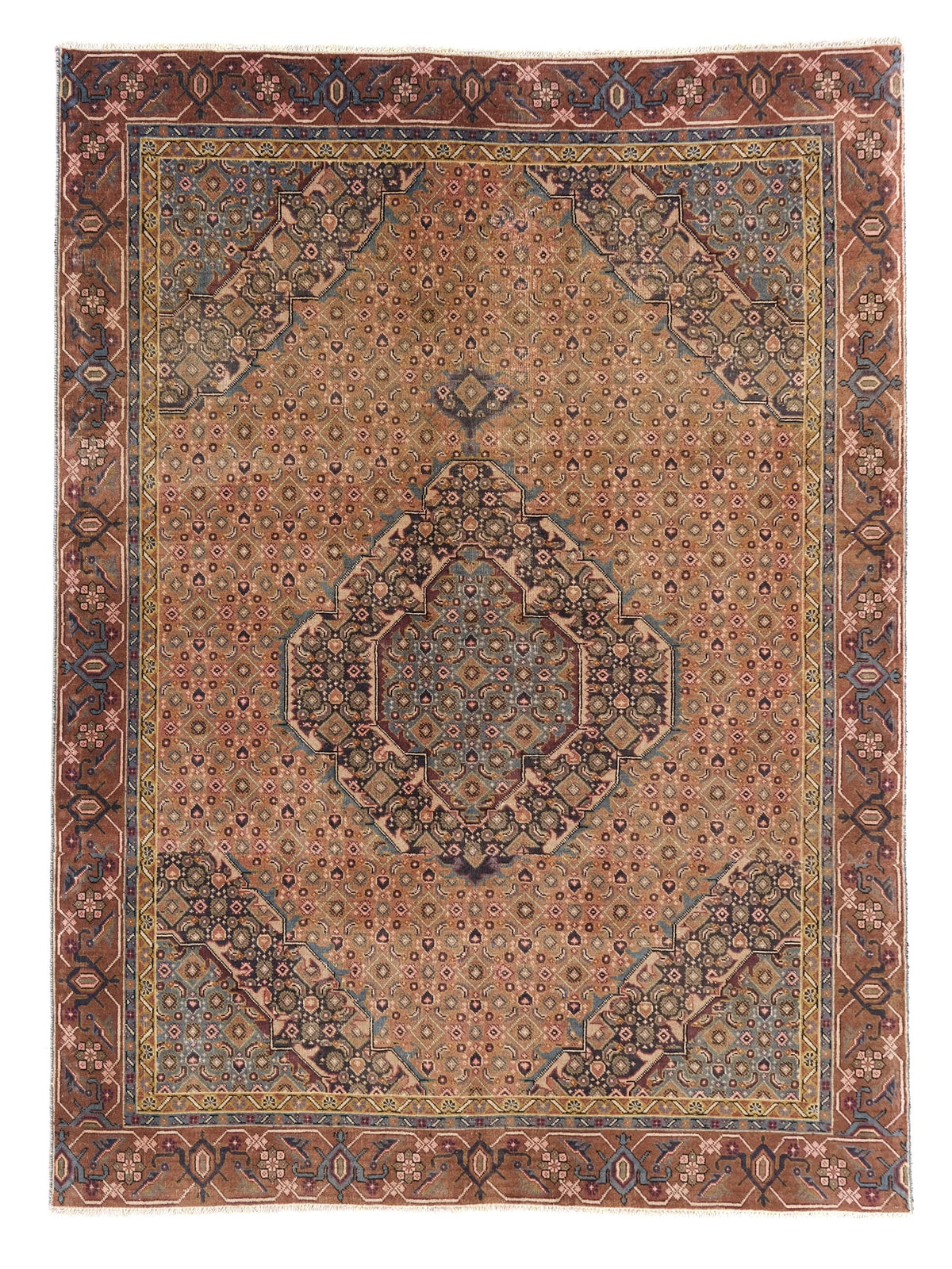 6x8 Vintage Rug, Turkish Rug, Oushak Rug, Anatolian Rug, Small Handmade Scatter Rug, Entry Rug, Living Room Rug, Hallway Rug, SHR1774