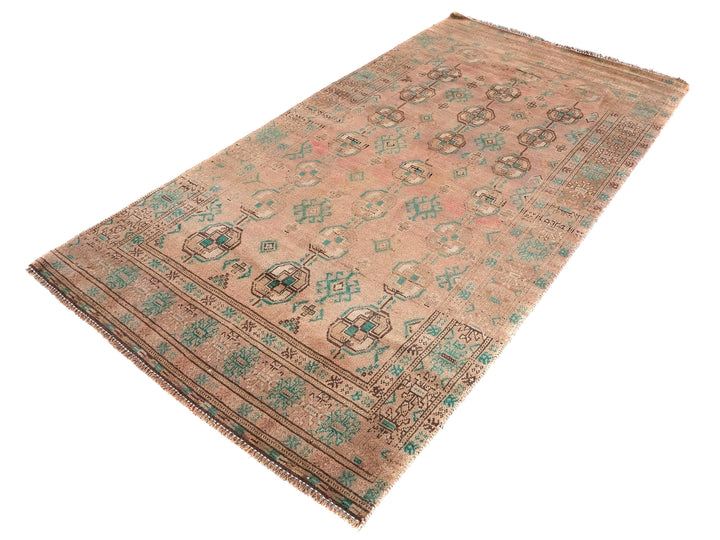4x7 Vintage Rug, Handmade Rug, Bedroom Rug, Scatter Rug, Small Rug, Entry Rug, SHR2095