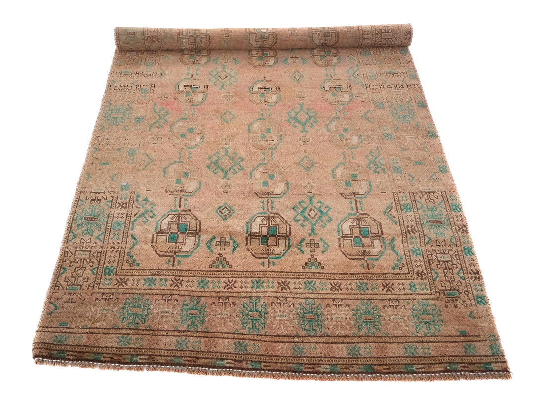 4x7 Vintage Rug, Handmade Rug, Bedroom Rug, Scatter Rug, Small Rug, Entry Rug, SHR2095