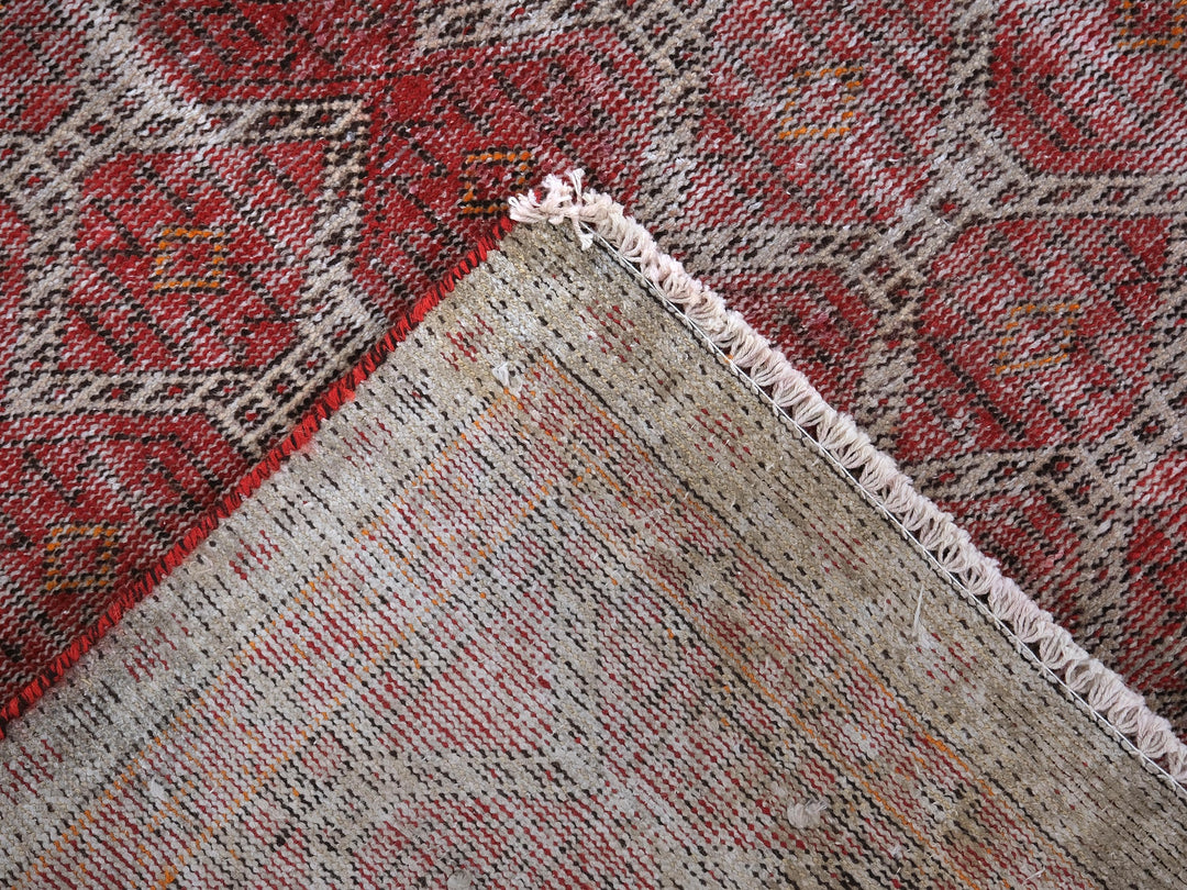 3x6 Vintage Rug, Hand-Knotted Kitchen Runner Rug, Hallway Runner Rug, Staircase Runner Rug, Foyer Rug, SHR1975