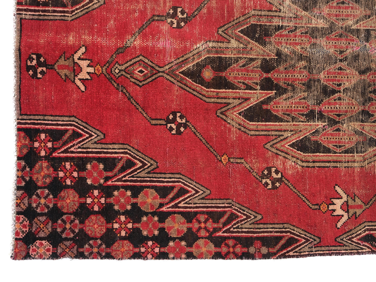 3x6 Vintage Rug, Persian Style Hand-Knotted Kitchen Runner Rug, Hallway Runner Rug, Staircase Runner Rug, Foyer Rug, SHR1981