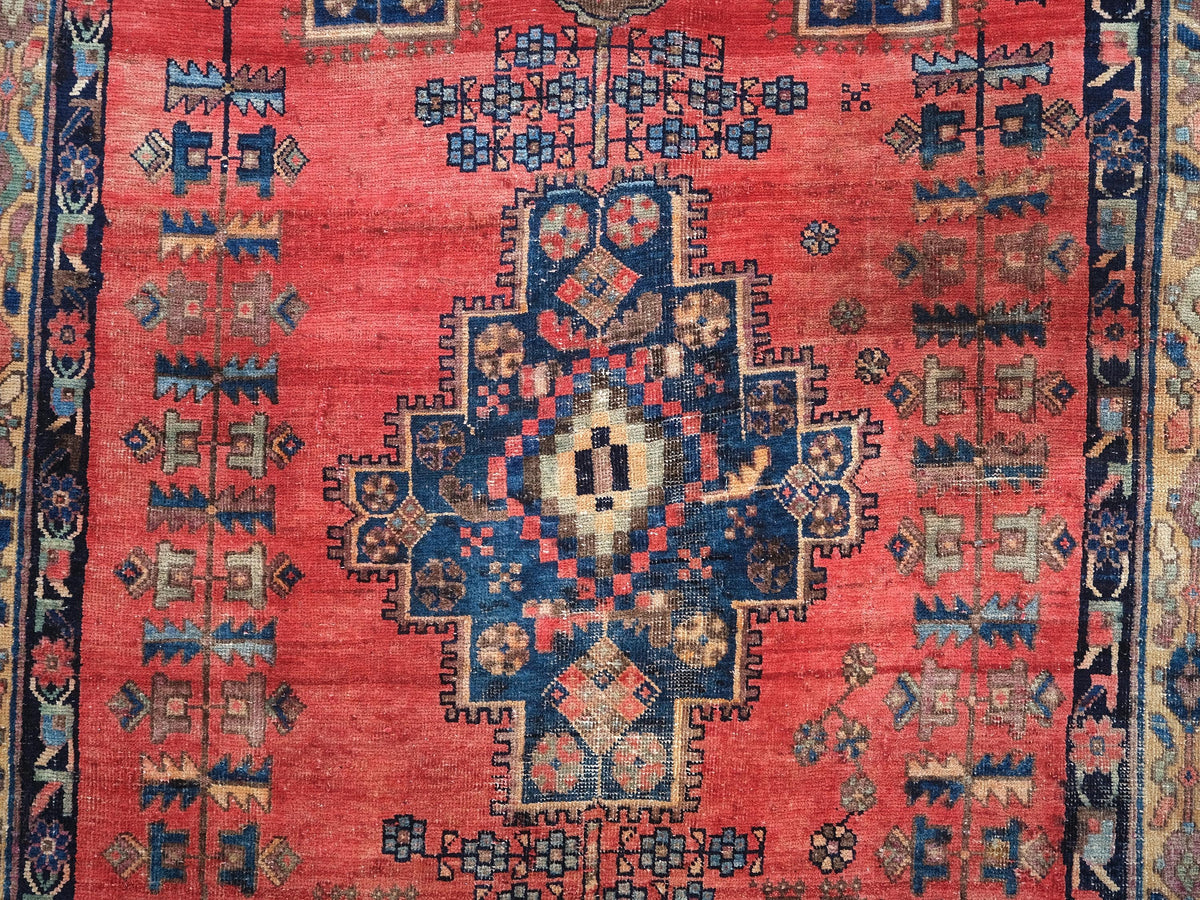 4x6 Vintage Rug, Persian Style Hand-Knotted Kitchen Runner Rug, Hallway Runner Rug, Staircase Runner Rug, Foyer Rug, SHR1984