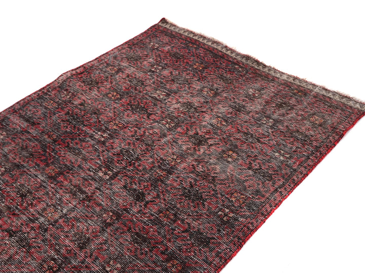 3x6 Vintage Oriental Rug, Hand-Knotted Wool Runner, Handmade Hallway Entryway Rug, Kitchen Throw Rug, Entryway Rug, Hallway Rug, SHR1985