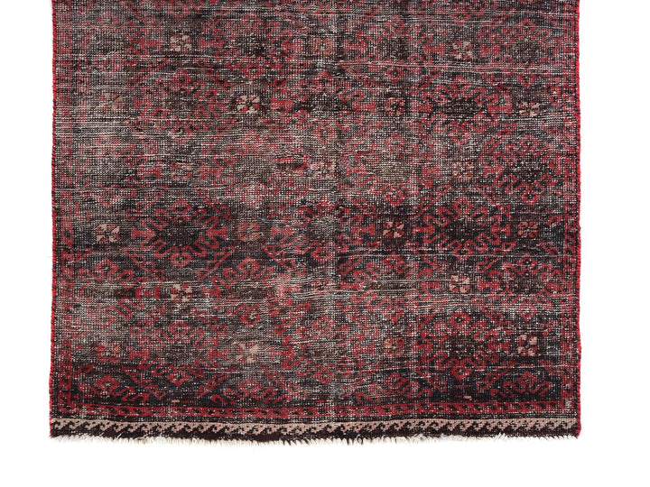 3x6 Vintage Oriental Rug, Hand-Knotted Wool Runner, Handmade Hallway Entryway Rug, Kitchen Throw Rug, Entryway Rug, Hallway Rug, SHR1985