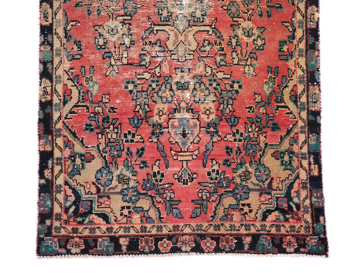 3x9 Vintage Rug, Turkish Rug, Hand-Knotted Oushak Rug, Bedroom Rug, Office Rug, Designer Rug, Antique Rug, SHR2109