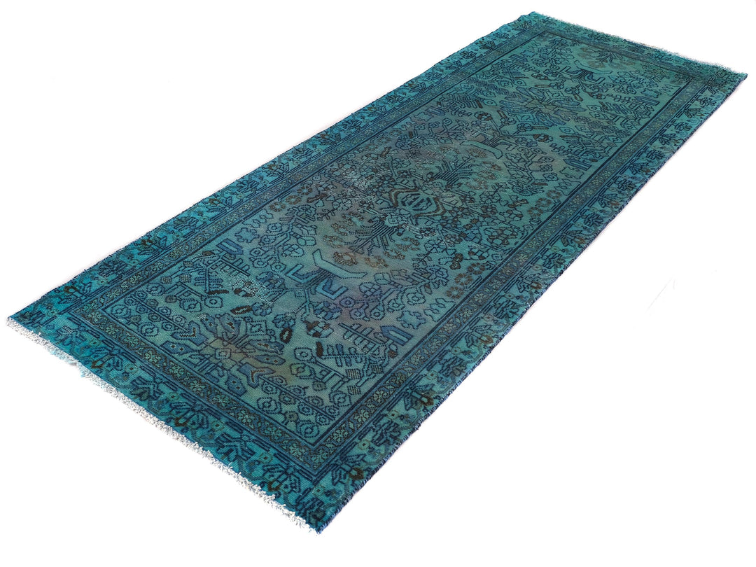 3x8 Vintage Rug, Hand-Knotted Oushak Rug, Bedroom Rug, Office Rug, Designer Rug, Antique Rug, SHR2110
