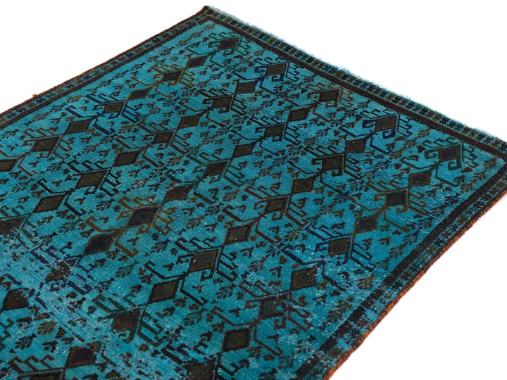 4x5 Vintage Rug, Hand-Knotted Oushak Rug, Bedroom Rug, Office Rug, Designer Rug, Antique Rug, SHR2113