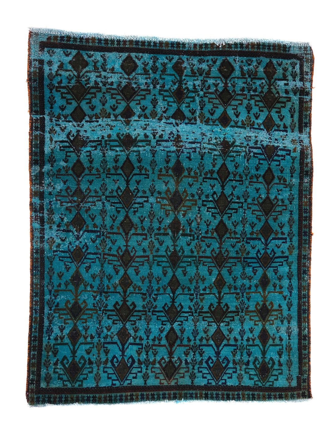 4x5 Vintage Rug, Hand-Knotted Oushak Rug, Bedroom Rug, Office Rug, Designer Rug, Antique Rug, SHR2113