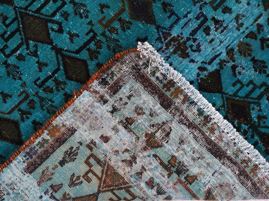 4x5 Vintage Rug, Hand-Knotted Oushak Rug, Bedroom Rug, Office Rug, Designer Rug, Antique Rug, SHR2113
