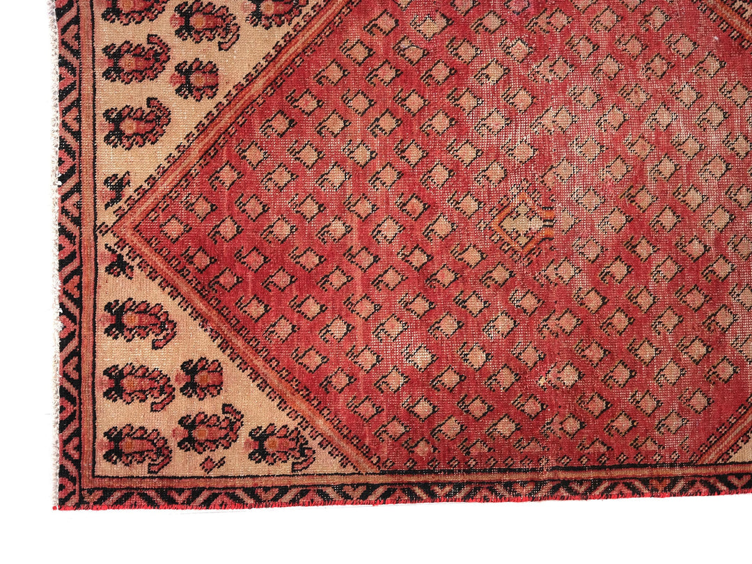 3x5 Vintage Rug, Hand-Knotted Oushak Rug, Bedroom Rug, Office Rug, Designer Rug, Antique Rug,  SHR2129