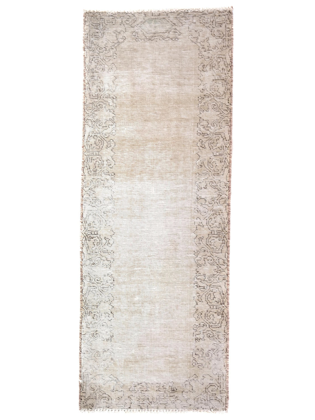 2x5 Hand-Knotted Accent Rug, Vintage Rug, Organic Wool Living Room or Dining Room Rug, Handmade Hallway Entryway Rug, SHR2141