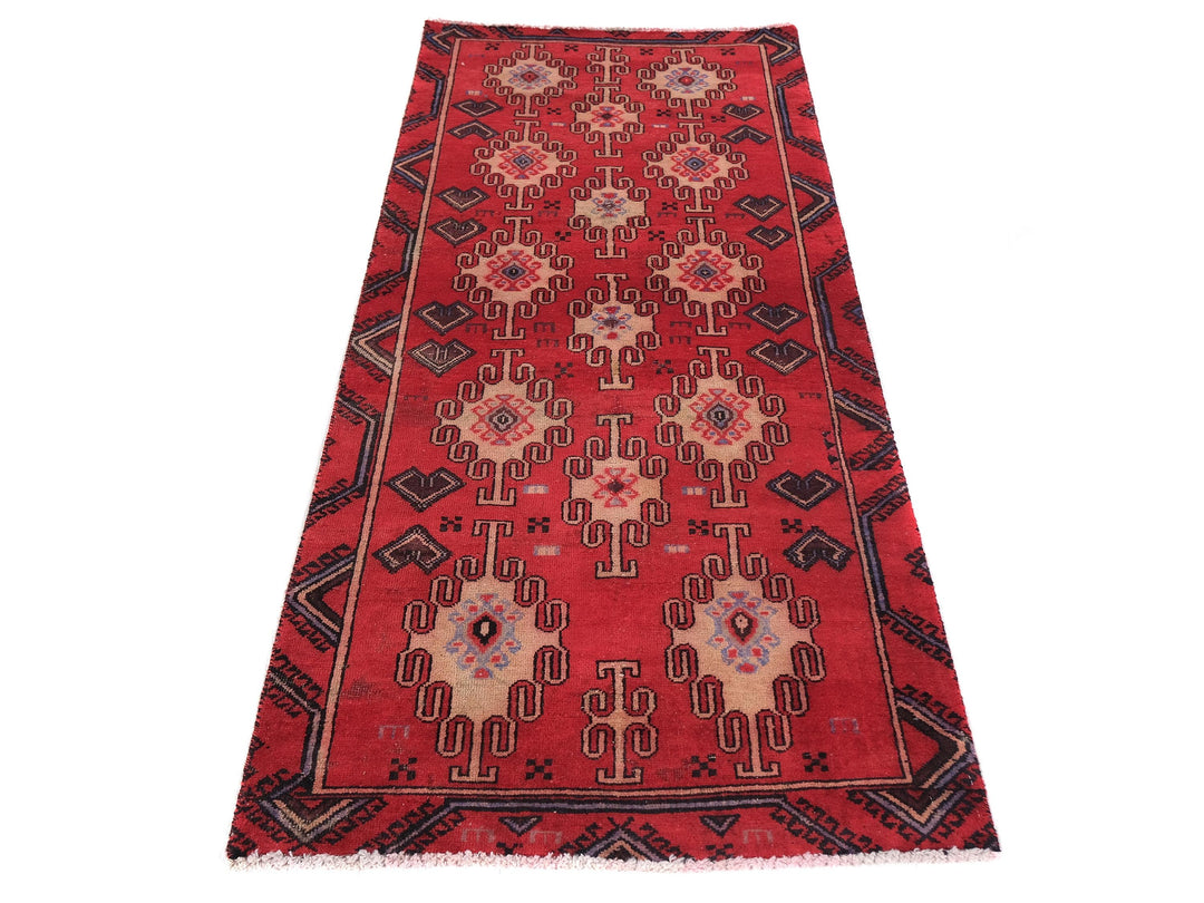 3x6 Vintage Rug, Handmade Rug, Bedroom Rug, Scatter Rug, Small Rug, Entry Rug, SHR2049