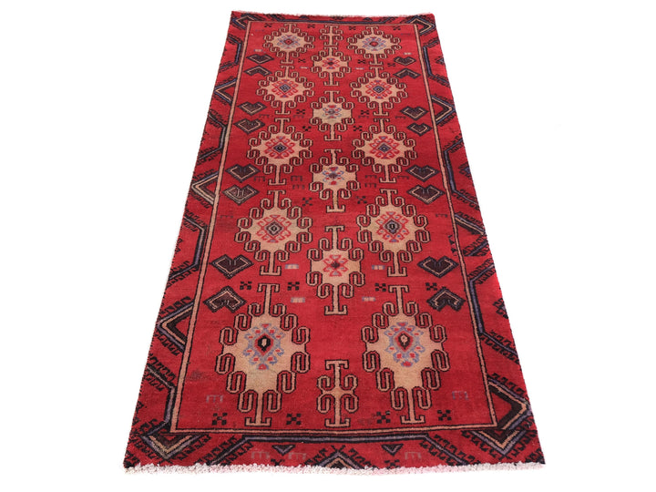 3x6 Vintage Rug, Handmade Rug, Bedroom Rug, Scatter Rug, Small Rug, Entry Rug, SHR2049