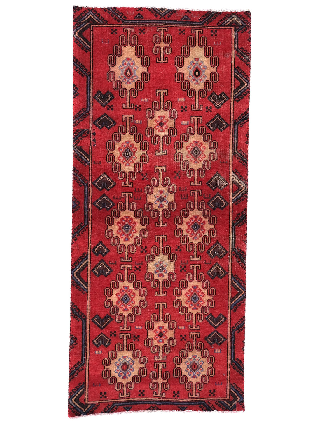 3x6 Vintage Rug, Handmade Rug, Bedroom Rug, Scatter Rug, Small Rug, Entry Rug, SHR2049