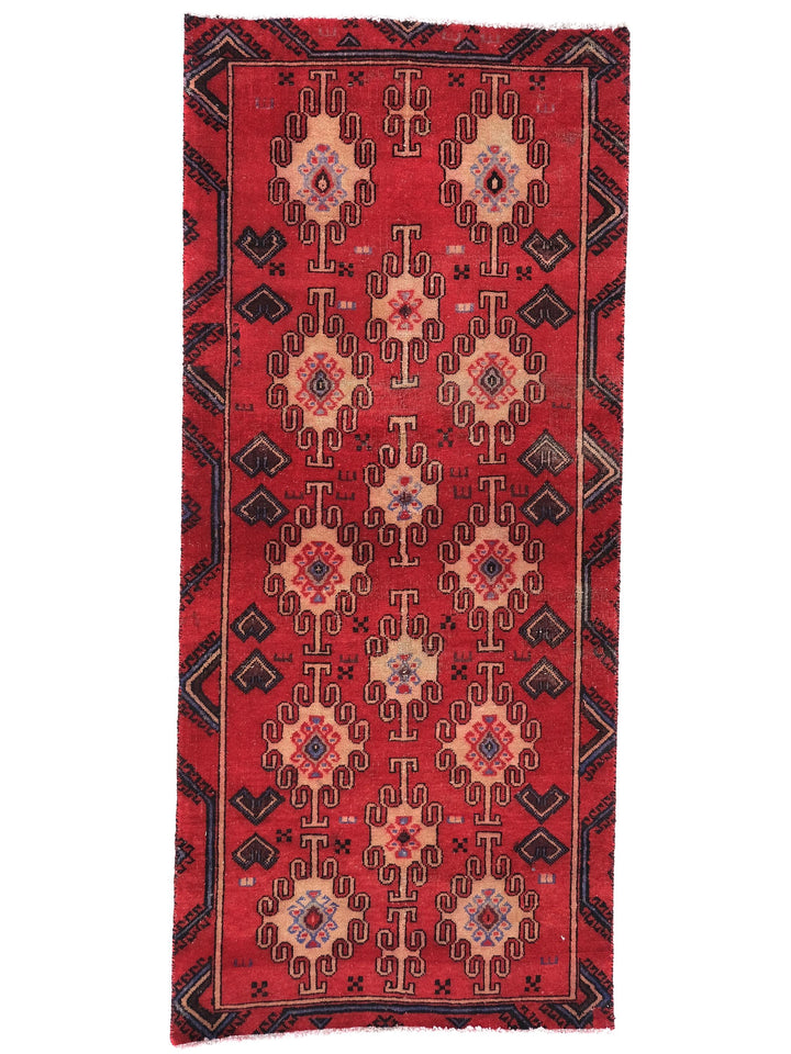 3x6 Vintage Rug, Handmade Rug, Bedroom Rug, Scatter Rug, Small Rug, Entry Rug, SHR2049