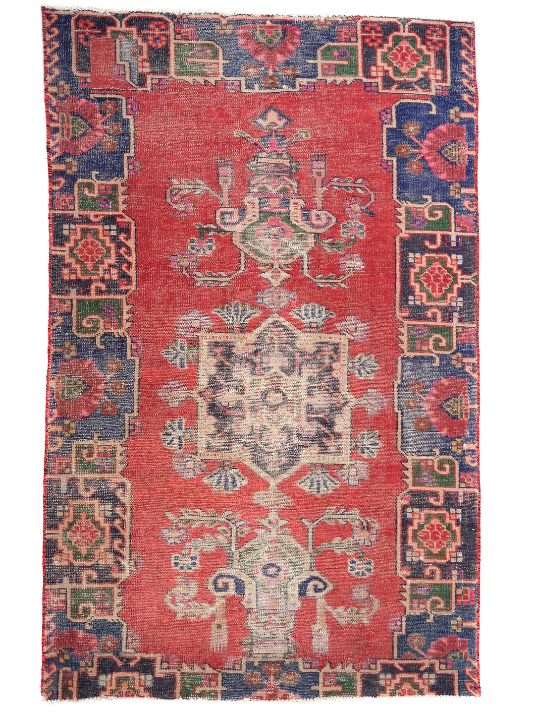 4x6 Vintage Rug, Pakistani Rug, Handmade Rug, Bedroom Rug, Scatter Rug, Small Rug, Entry Rug, SHR2071