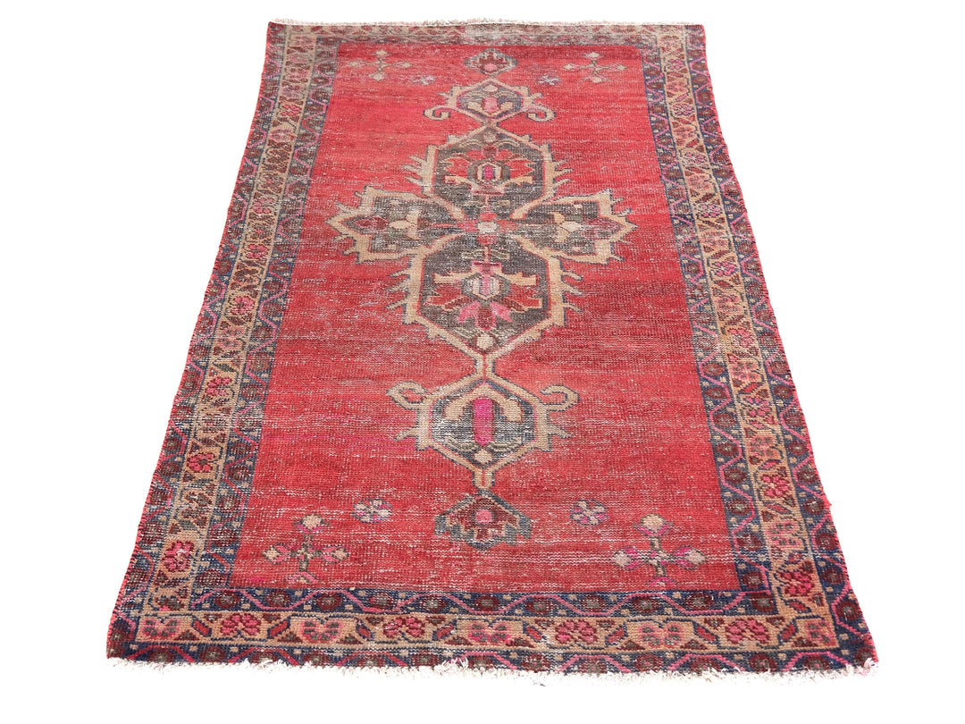 3x5 Vintage Rug, Handmade Rug, Bedroom Rug, Scatter Rug, Small Rug, Entry Rug, SHR2092