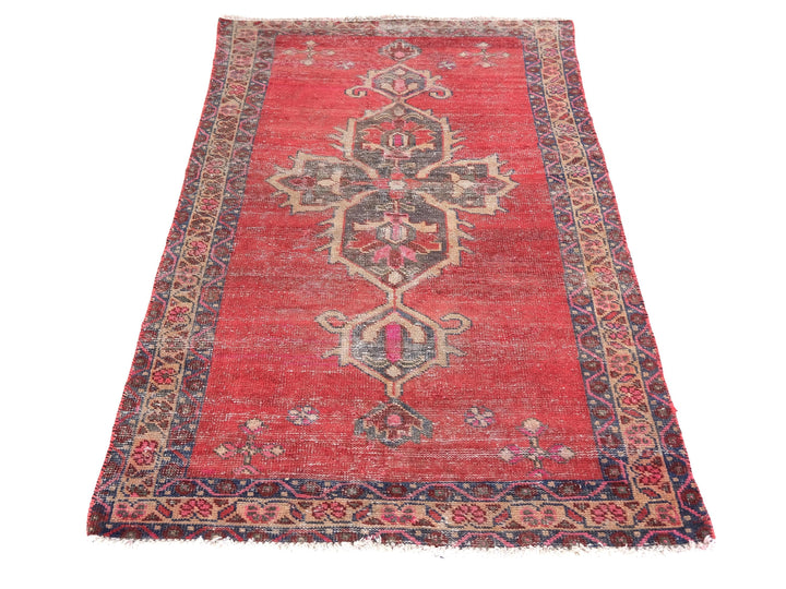3x5 Vintage Rug, Handmade Rug, Bedroom Rug, Scatter Rug, Small Rug, Entry Rug, SHR2092