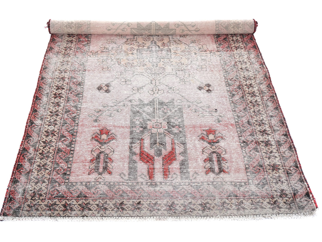 4x6 Vintage Rug, Handmade Rug, Bedroom Rug, Scatter Rug, Small Rug, Entry Rug, SHR2093