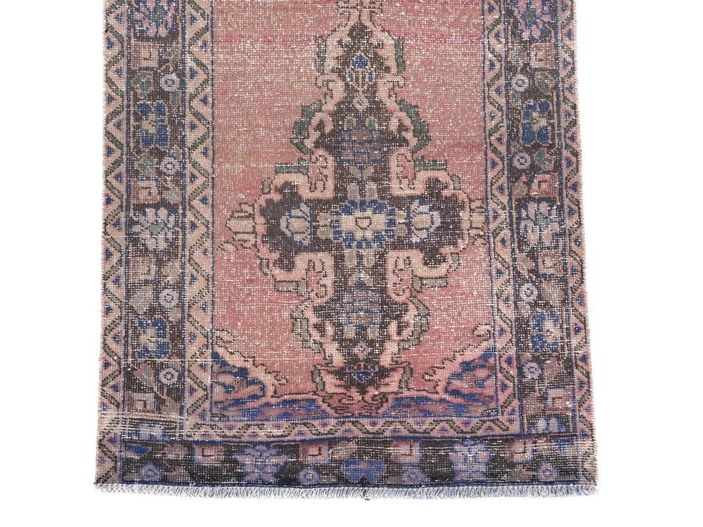 3x12 Vintage Rug, Hand-Knotted Pakistani Rug, Bedroom Rug, Office Rug, Designer Rug, Antique Rug, SHR2108