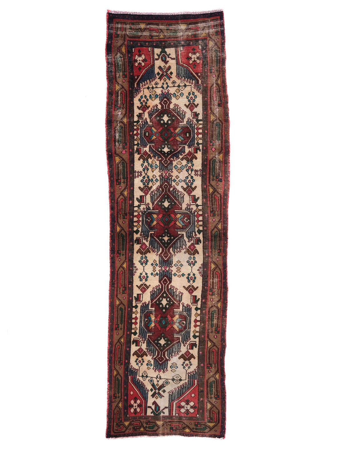 2x9 Vintage Rug, Hand-Knotted Oushak Rug, Bedroom Rug, Office Rug, Designer Rug, Antique Rug,  SHR2123
