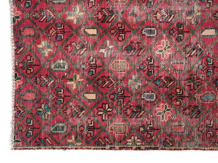 3x4 Vintage Rug, Hand-Knotted Oushak Rug, Bedroom Rug, Office Rug, Designer Rug, Antique Rug, SHR2126