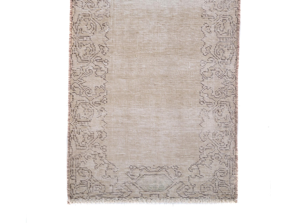 2x5 Hand-Knotted Accent Rug, Vintage Rug, Organic Wool Living Room or Dining Room Rug, Handmade Hallway Entryway Rug, SHR2141